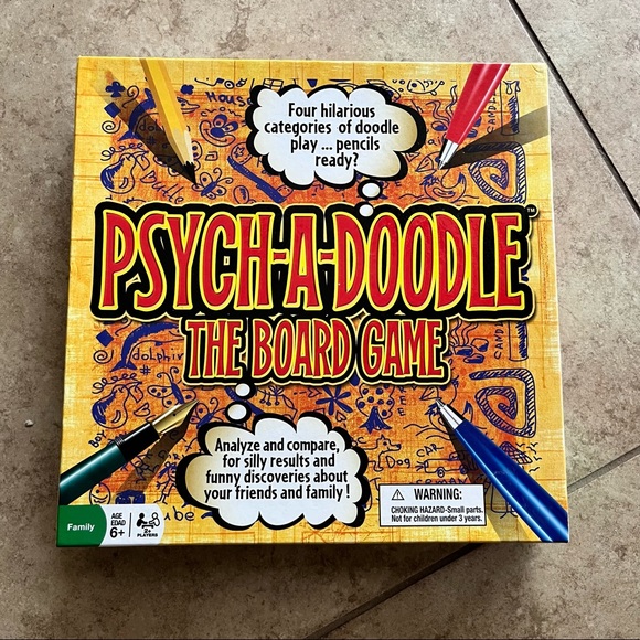 Psych-a-doodle the board game. Family game night. Complete with ALL pieces! - Picture 2 of 7